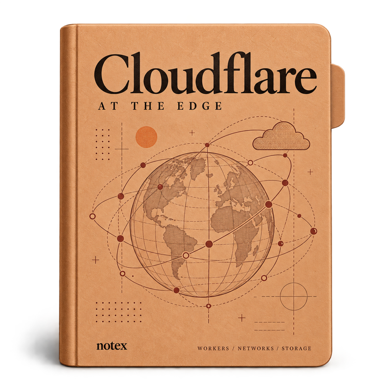 Illustrated Cloudflare field notebook