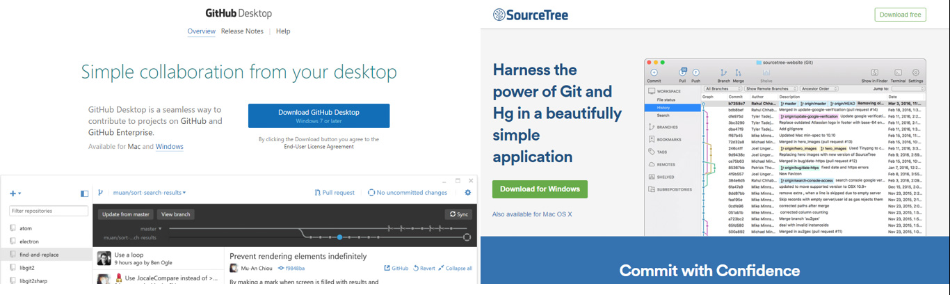 Github Desktop & Source Tree
