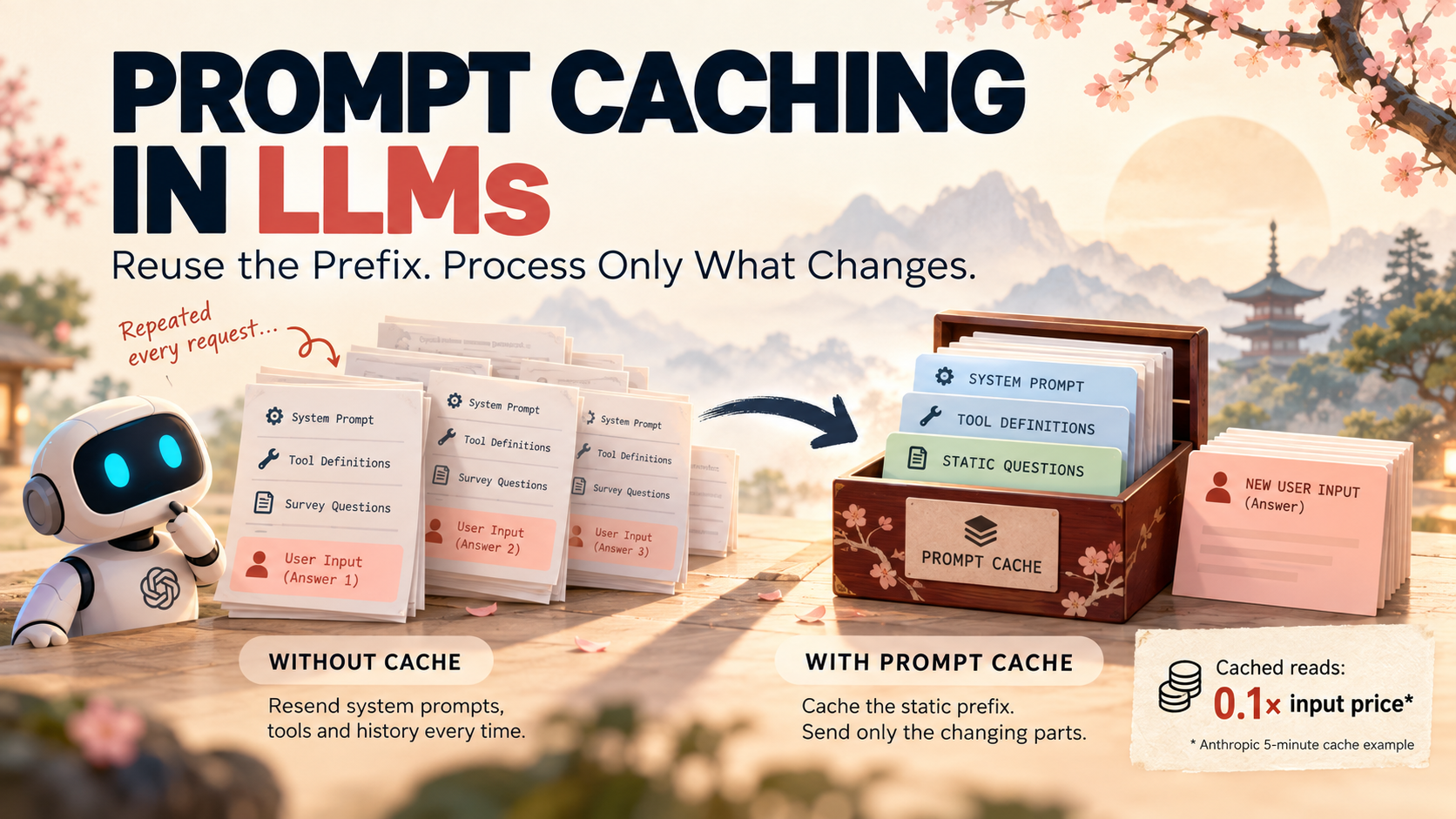 Prompt caching in LLMs